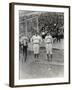 Babe Ruth and Bob Museul, October 18, 1924-Marvin Boland-Framed Giclee Print