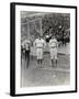 Babe Ruth and Bob Museul, October 18, 1924-Marvin Boland-Framed Giclee Print