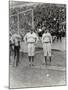 Babe Ruth and Bob Museul, October 18, 1924-Marvin Boland-Mounted Giclee Print