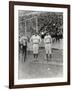 Babe Ruth and Bob Museul, October 18, 1924-Marvin Boland-Framed Giclee Print