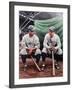 Babe Ruth and Lou Gehrig-Darryl Vlasak-Framed Giclee Print