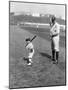 Babe Ruth and Mascot, 1922-null-Mounted Photo