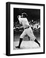 Babe Ruth at Bat, 1920s-null-Framed Art Print