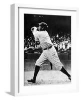 Babe Ruth at Bat, 1920s-null-Framed Art Print