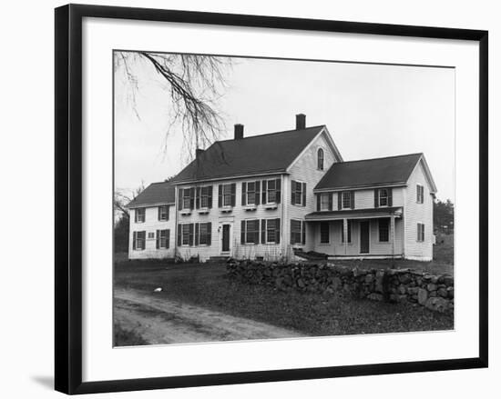 Babe Ruth's Farmhouse-null-Framed Photographic Print