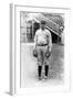 Babe Ruth Stands at Miami Field, March 16, 1920-null-Framed Photographic Print