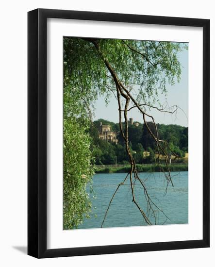 Babelsberg Palace, a Late, Neo-Gothic Work by Schinkel, Seen Across the Havel from Glienicke-Park-Karl Friedrich Schinkel-Framed Giclee Print