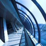 Glass Corridor In Office Centre-babenkodenis-Photographic Print