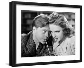 Babes in Arms, Mickey Rooney, Judy Garland, 1939-null-Framed Photo