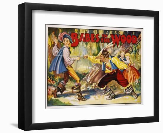 Babes in the Wood Color Print-null-Framed Giclee Print