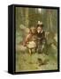 Babes in the Woods-John Lawson-Framed Stretched Canvas