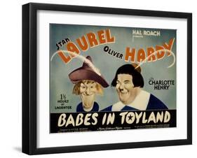 Babes in Toyland, Stan Laurel, Oliver Hardy, 1934-null-Framed Art Print