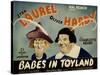 Babes in Toyland, Stan Laurel, Oliver Hardy, 1934-null-Stretched Canvas