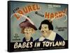 Babes in Toyland, Stan Laurel, Oliver Hardy, 1934-null-Framed Stretched Canvas