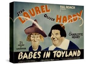 Babes in Toyland, Stan Laurel, Oliver Hardy, 1934-null-Stretched Canvas