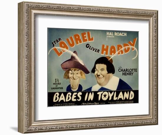 Babes in Toyland, Stan Laurel, Oliver Hardy, 1934-null-Framed Art Print