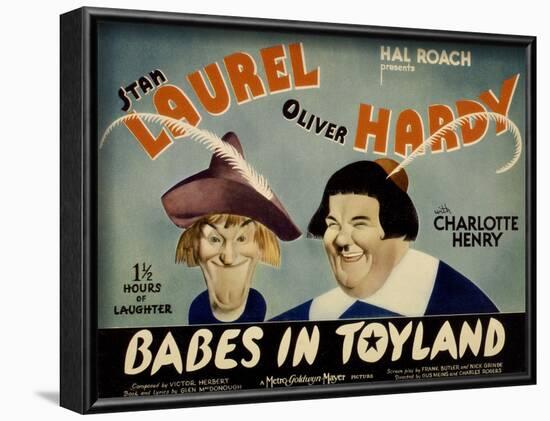 Babes in Toyland, Stan Laurel, Oliver Hardy, 1934-null-Framed Art Print