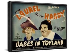 Babes in Toyland, Stan Laurel, Oliver Hardy, 1934-null-Framed Art Print