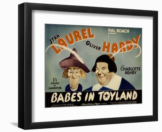 Babes in Toyland, Stan Laurel, Oliver Hardy, 1934-null-Framed Art Print