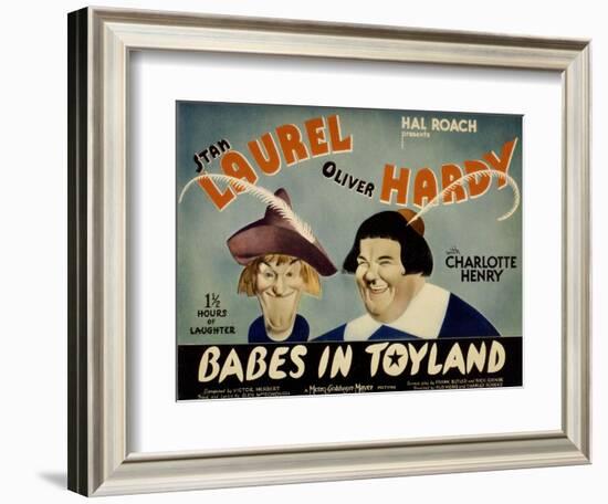 Babes in Toyland, Stan Laurel, Oliver Hardy, 1934-null-Framed Art Print