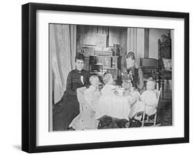 Babes of the White House, c.1889-Frances Benjamin Johnston-Framed Photographic Print