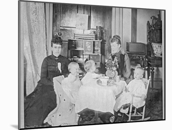 Babes of the White House, c.1889-Frances Benjamin Johnston-Mounted Photographic Print