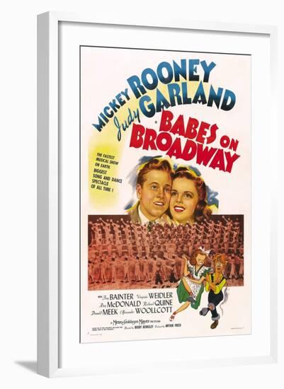 Babes on Broadway-null-Framed Art Print