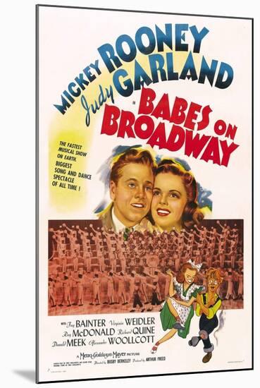 Babes on Broadway-null-Mounted Art Print