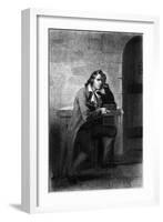 Babeuf in Prison-null-Framed Art Print