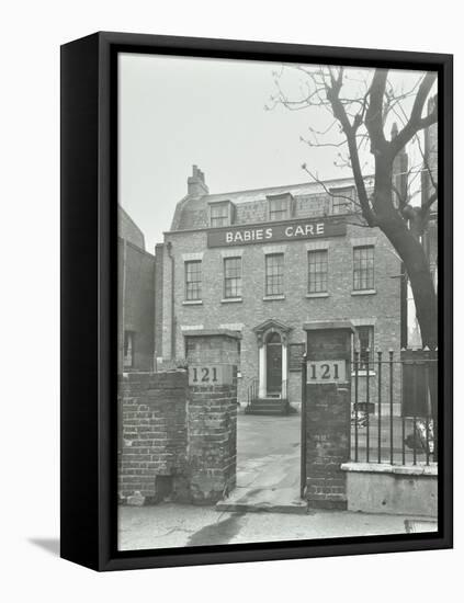 Babies Care Building, Kennington Road, Lambeth, London, 1950-null-Framed Stretched Canvas