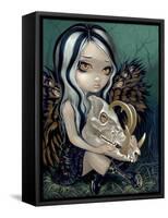 Babirusa Skull-Jasmine Becket-Griffith-Framed Stretched Canvas