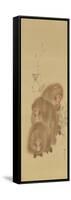 Baboon Family-null-Framed Stretched Canvas