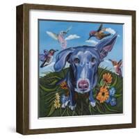 Babs n' Birds-Kathryn Wronski-Framed Art Print