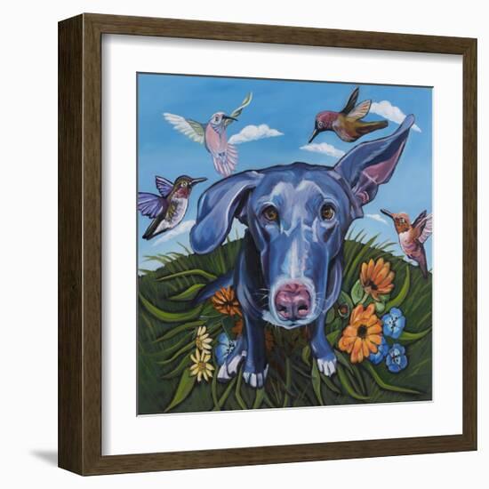 Babs n' Birds-Kathryn Wronski-Framed Art Print