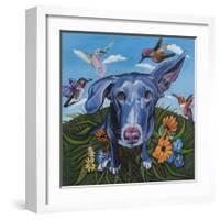 Babs n' Birds-Kathryn Wronski-Framed Art Print