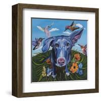 Babs n' Birds-Kathryn Wronski-Framed Art Print