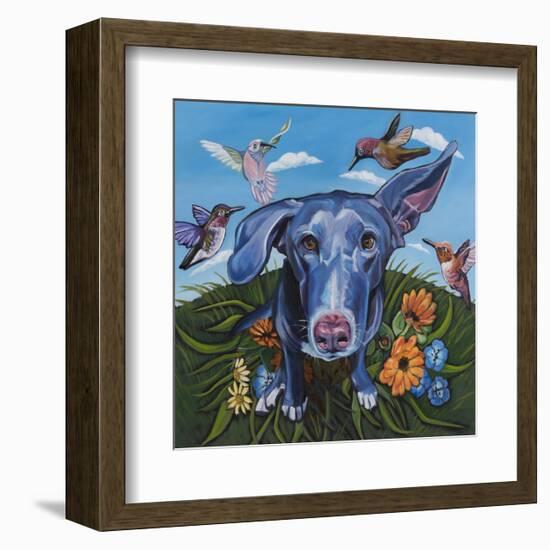 Babs n' Birds-Kathryn Wronski-Framed Art Print