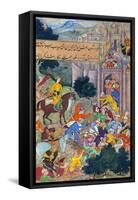 Babur, First Mughal Emperor-null-Framed Stretched Canvas