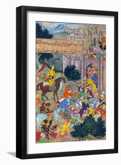 Babur, First Mughal Emperor-null-Framed Art Print