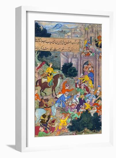 Babur, First Mughal Emperor-null-Framed Art Print