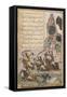 Babur Marches from Kabul to Hindustan-null-Framed Stretched Canvas