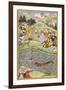 Babur Standing On the Banks Of the Ganges Where He Flung Himself When His Horse Lost Its Footing-Gwaliori Nand-Framed Giclee Print