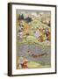 Babur Standing On the Banks Of the Ganges Where He Flung Himself When His Horse Lost Its Footing-Gwaliori Nand-Framed Giclee Print