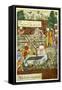 Babur Superintending in the Garden of Fidelity, 1508-Nanha Nanha-Framed Stretched Canvas