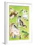 Baby Animal Puzzles - Jack & Jill-Irma Wilde-Framed Giclee Print