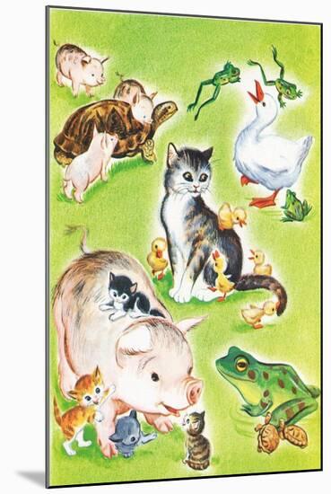 Baby Animal Puzzles - Jack & Jill-Irma Wilde-Mounted Giclee Print