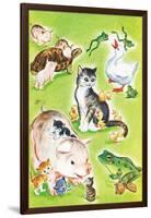 Baby Animal Puzzles - Jack & Jill-Irma Wilde-Framed Giclee Print