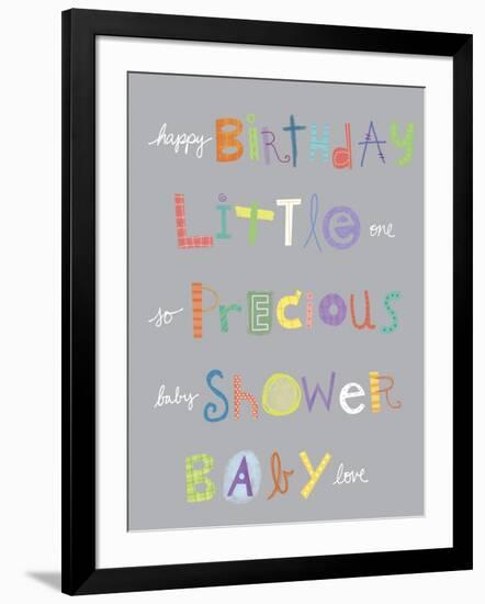 Baby Animals (Extra Words)-Holli Conger-Framed Giclee Print