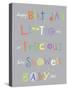 Baby Animals (Extra Words)-Holli Conger-Stretched Canvas