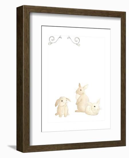 Baby Animals I-June Erica Vess-Framed Art Print